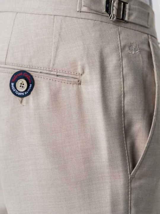 Pantaloni Chino Elastici Bej