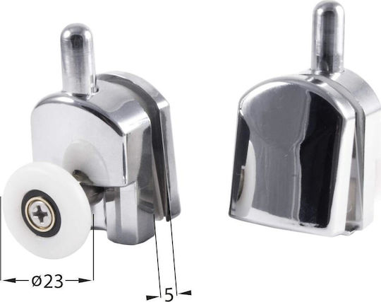 Deante Ντουζιέρας με Συρόμενη Πόρτα Chrome 5908212068595