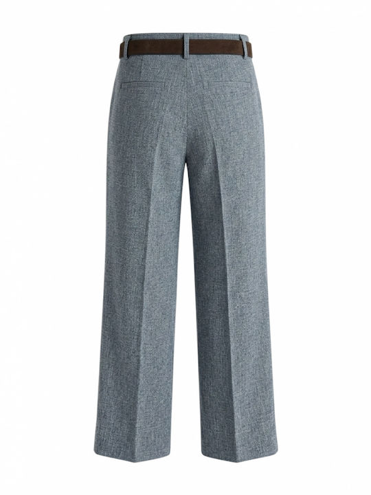 Women's Fabric Trousers in Slim Fit Beige