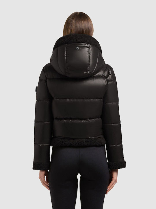 Damen-Winterjacke Schwarz