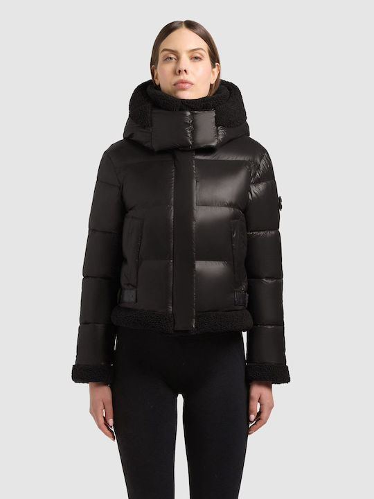 Damen-Winterjacke Schwarz