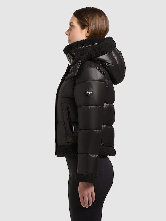 Damen-Winterjacke Schwarz