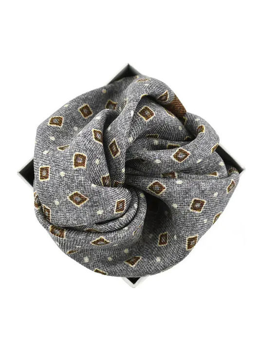Men's Wool Grey Pocket Handkerchief