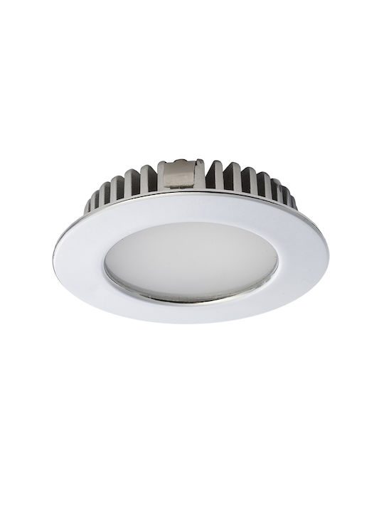 Rendl Light Studio Inez R Спот за Външен Таван с Вградено LED в Сребрист Цвят R10586