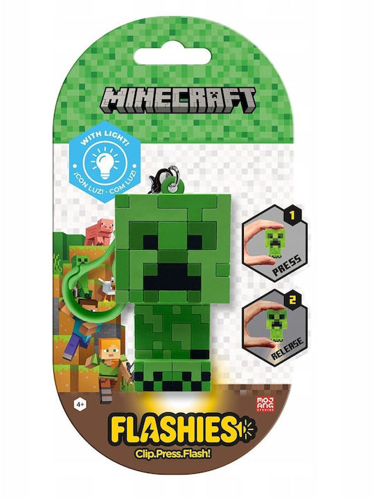 Minecraft Keychain with LED