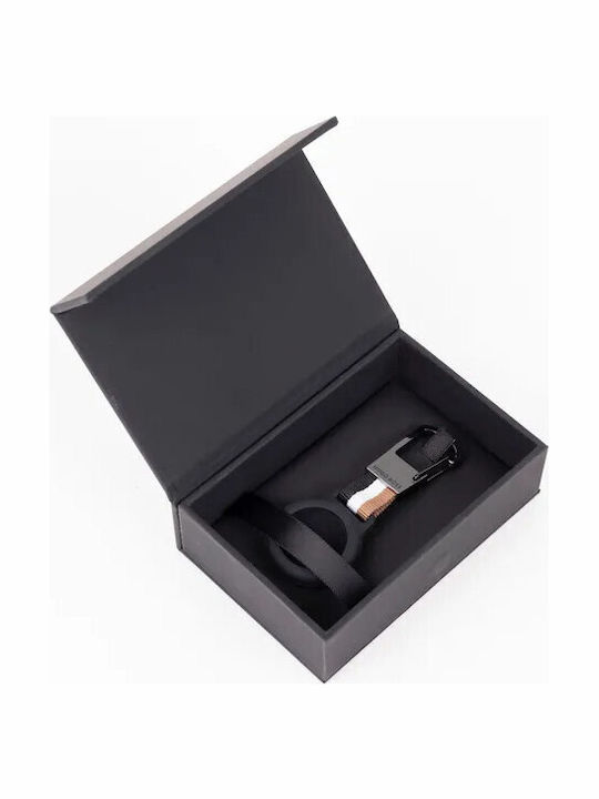 Ключодържател Hugo Boss Airtag Iconic Black Haa363d