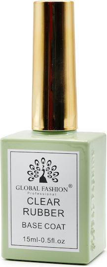 Прозрачна база за нокти / Топ лак за гел 15 ml Clear