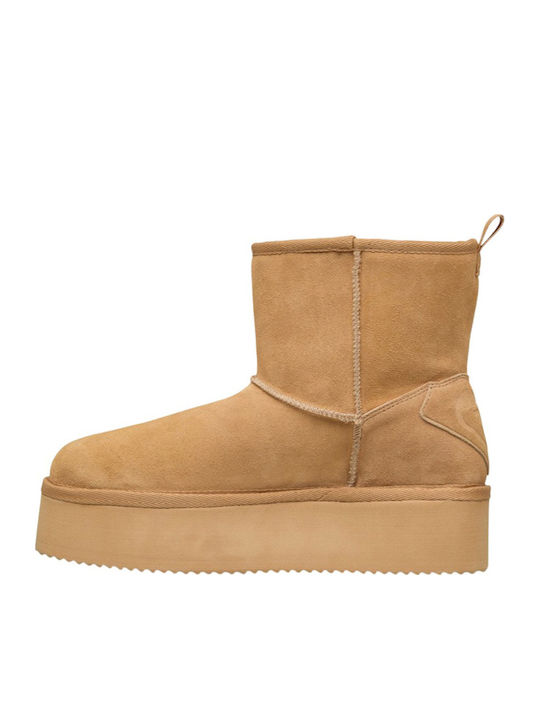 Γυναικεία Μποτάκια Beige