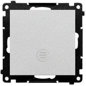 Kontakt-Simon Recessed Single-Way Wall Switch Without Frame