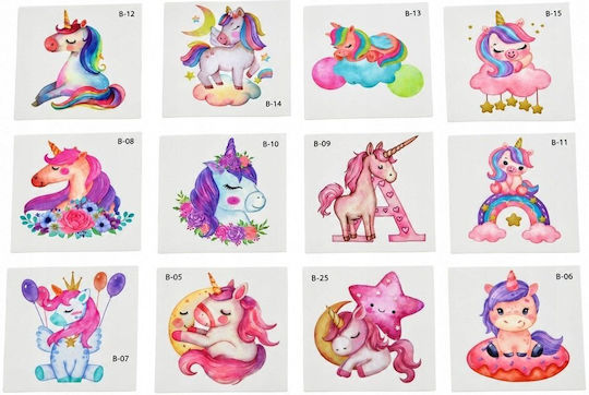 Lean Toys Fairy-tale Unicorn Παιδικά Τατουάζ
