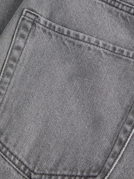 Herrenjeans Relaxed Straight Fit Grau
