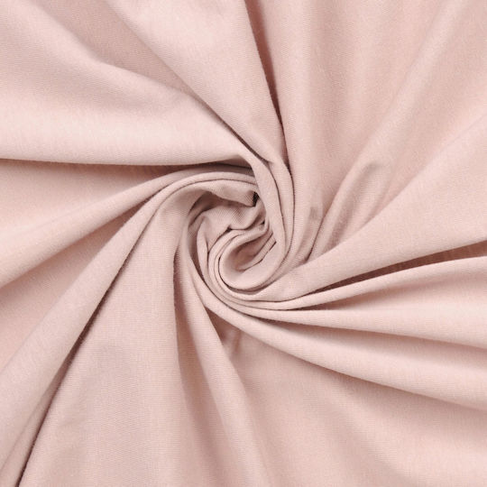 Matex King Size Fitted Sheet 190x200cm Powder Pink
