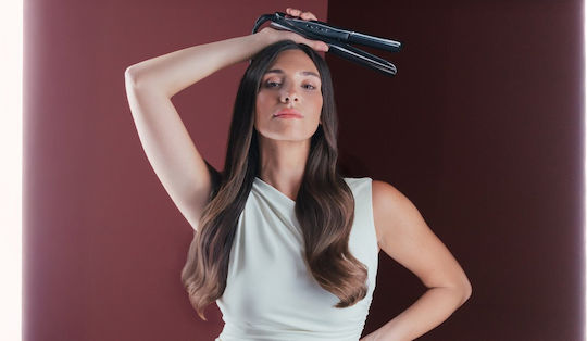 Hair Straightener with Ceramic Plates