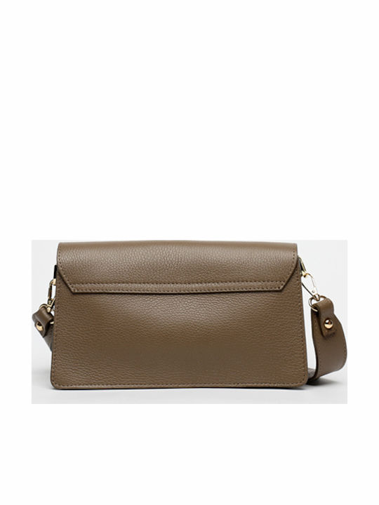 Brown Leather Women's Shoulder Bag