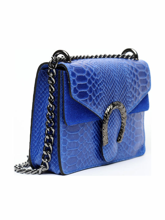 Pink Suede Leather Women's Shoulder Bag