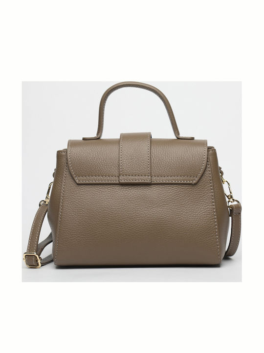 Burgundy Leather Women's Shoulder Bag
