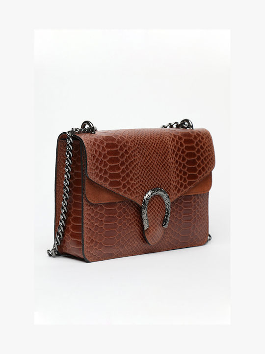 Leather Women’s Shoulder Bag Suede Pink