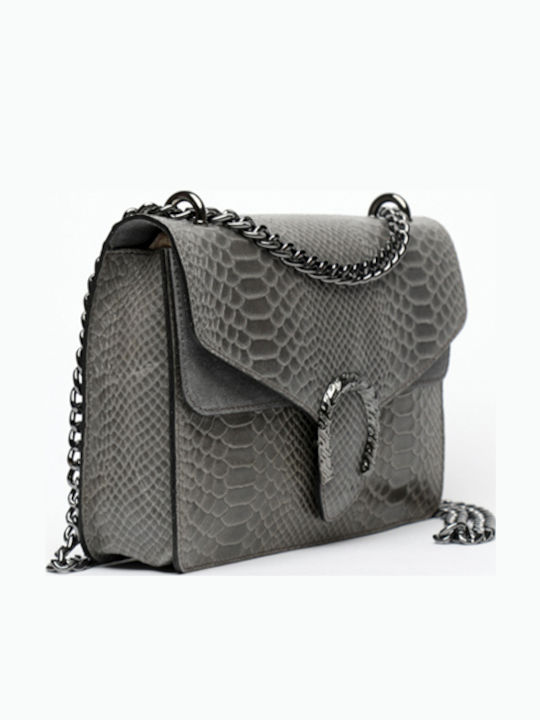Leather Women's Shoulder Bag Suede Green