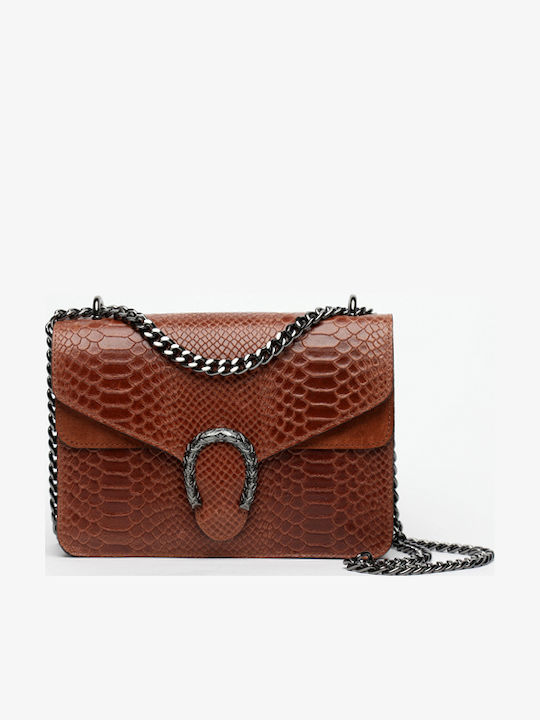 Leather Women's Shoulder Bag Suede Green