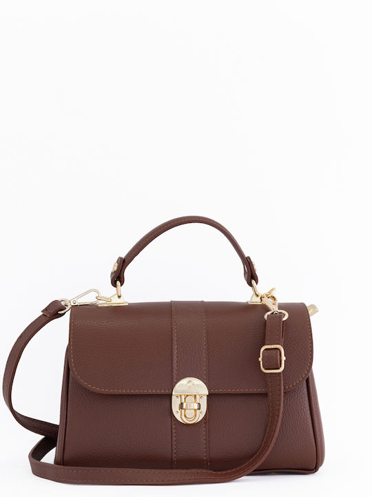 Burgundy Leather Women's Shoulder Bag