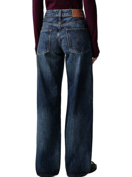 Tommy Hilfiger Damen Jeans Hosen Mit Rissen Mid Rise
