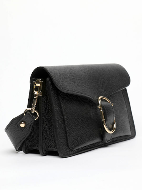Beige Leather Women's Shoulder Bag