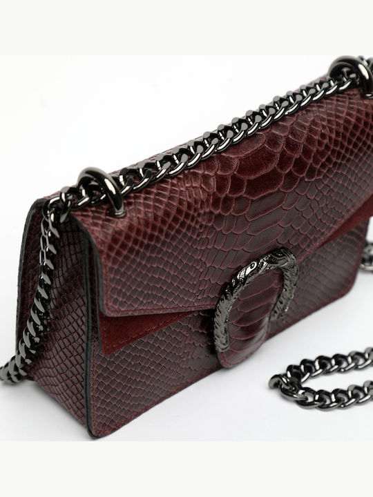 Leather Women's Shoulder Bag Suede Brown