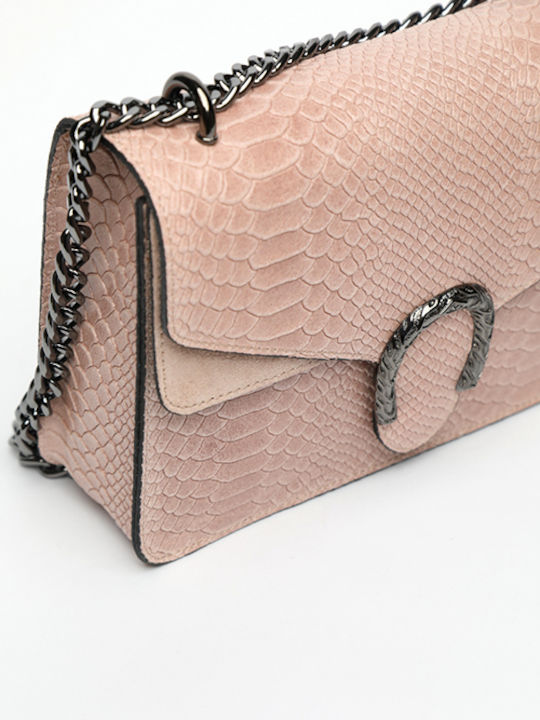 Green Leather Women's Shoulder Bag Suede
