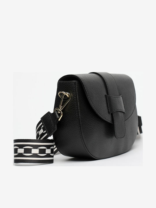 Grey Leather Women's Shoulder Bag