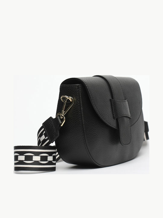 Grey Leather Women's Shoulder Bag