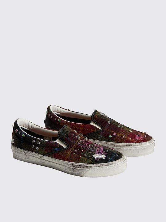 Classic Damen Slip-Ons Rot