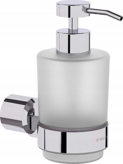 Deante Wall Mounted Dispenser Made of Silver Inox Stainless Steel 200ml
