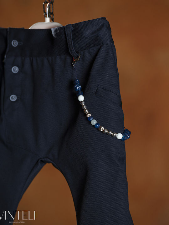 Кръщелен костюм за момче Navy Blue 9503 Vinteli Vn-9503