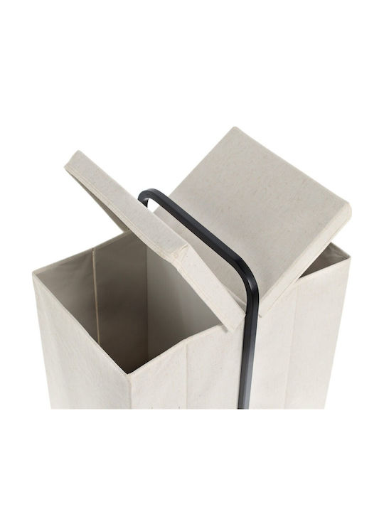 Zeller Καλάθι Απλύτων Bamboo Πτυσσόμενο 120lt 52x36x65cm Μπεζ