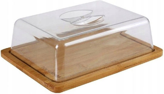 Beretti Suprafață de Tăiat pentru Pâine din Lemn Transparentă 24x18cm