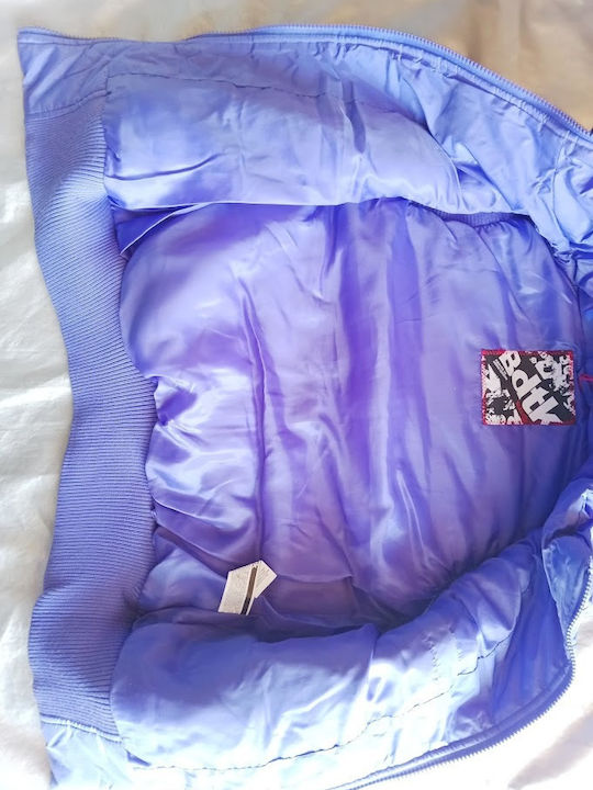 Women's Sleeveless Puffer Jacket for Winter Purple (orchid)