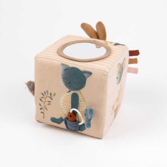 Fabric Activity Cube with Sounds for Newborns