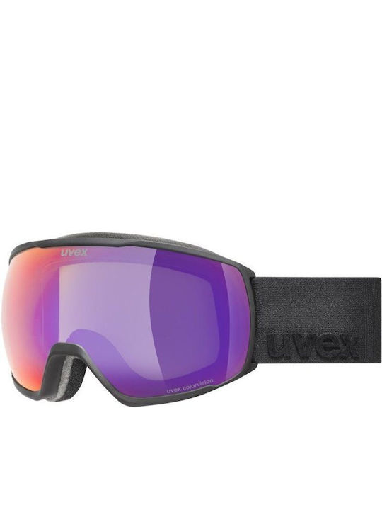 Uvex Victorious Adult Goggles Black with Black Tinted Lens