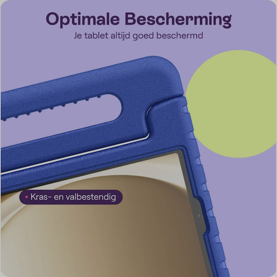 HappyCase Durable Blue Back Cover for Kids (Samsung Galaxy Tab A11 / A9 8.7" X133 / X135 / X110 / X115)