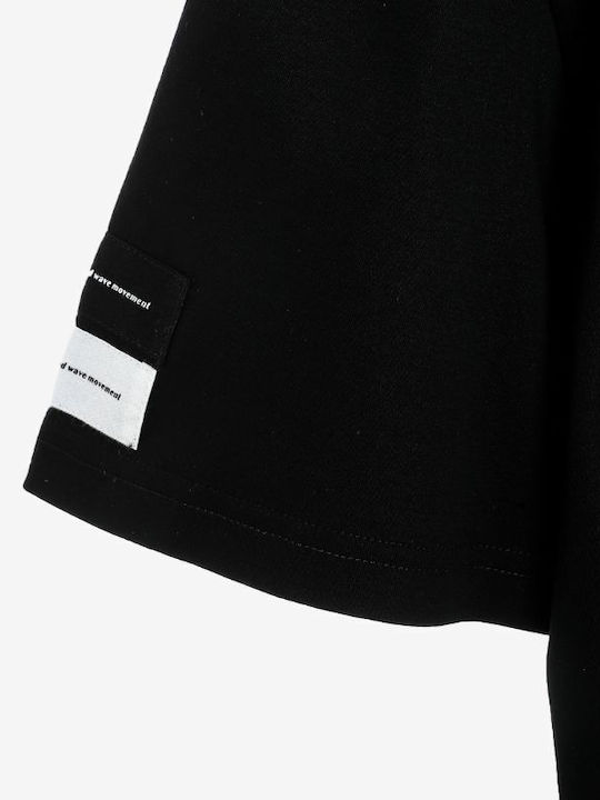 Damen Oversized T-shirt Schwarz