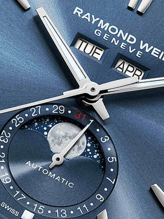Freelancer Men's Watch 40mm Automatic with Silver Stainless Steel Bracelet