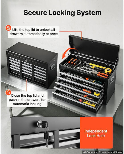 Vevor Metal Hand Tool Box