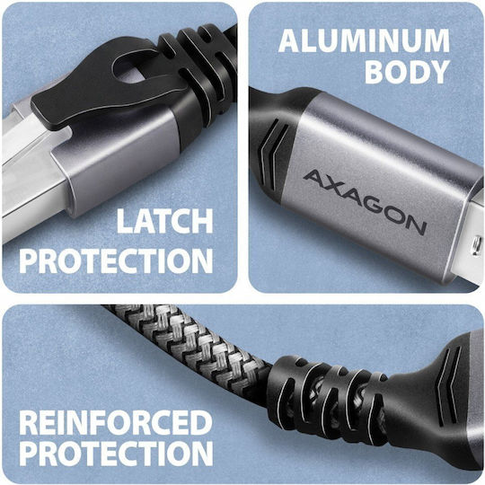 Axagon ADE-AM15 Adaptor de Rețea USB cu Conexiune Ethernet prin Cablu
