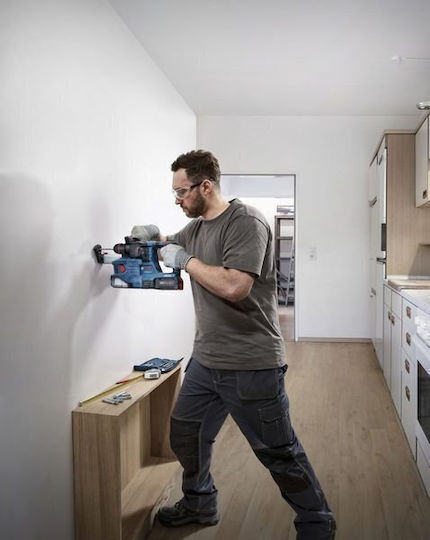 Bosch GBH 18V-22 X 18V Cordless Impact Rotary Hammer Drill with 2x4Ah Battery and SDS Plus Socket