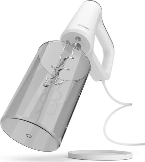Blender de Mână cu Tijă din Inox 800W Alb