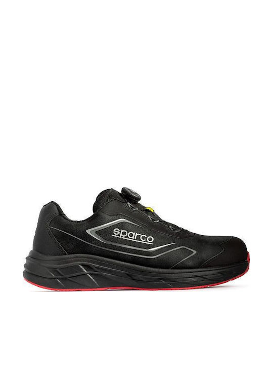 Sparco Wankel Waterproof Low Safety Shoe Black S3S SR FO HRO SC CI ESD EN ISO 20345:2022+A1:2024 BTB0112B0K12