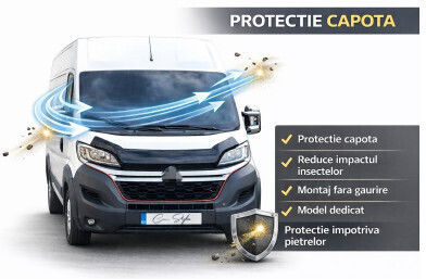 Car Hood Deflector Compatible Citroën Jumper 2014–2023 Smartic Model Sma-000728