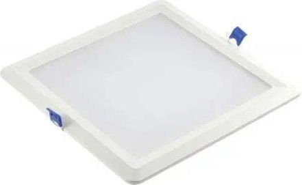 Gtv Square Recessed LED Panel 15W with Natural White Light 4000K 15x15 cm