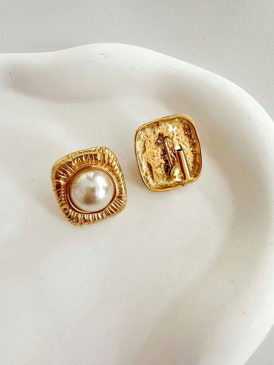 Pillow Pearl Clips Gold