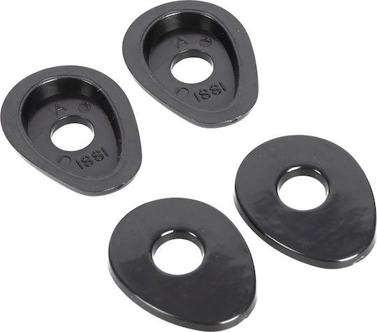 Oxford Indicator-Abstandshalter für Motorradblinker Ox822 Yamaha Type 2 Schwarz – 4er-Set